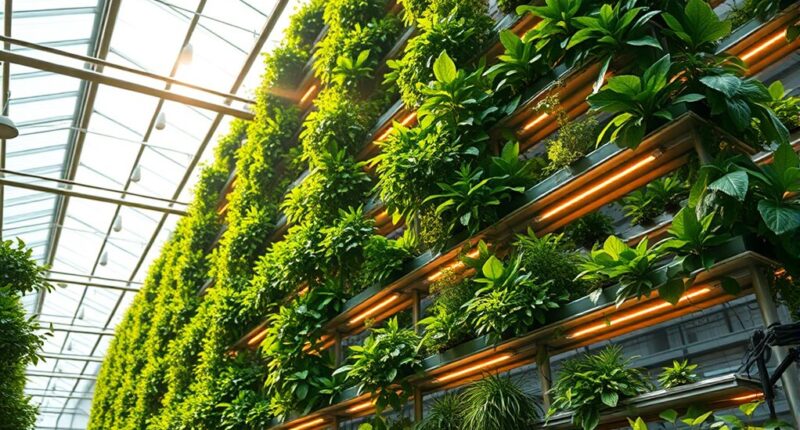 greenhouse vertical space utilization