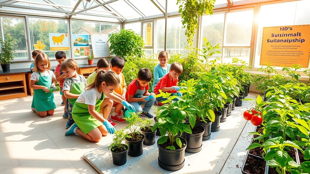 greenhouses enhance environmental education