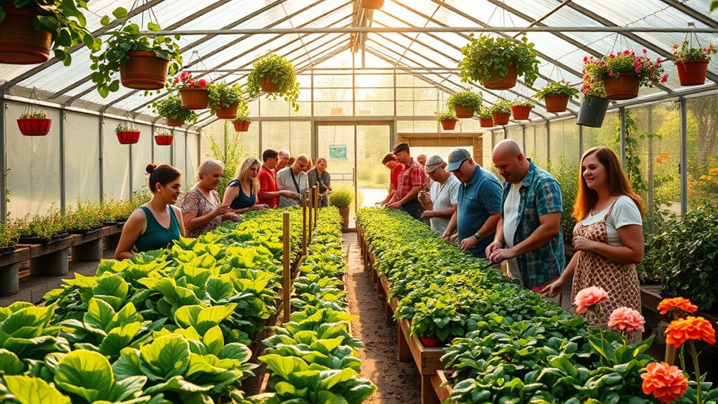 greenhouses foster community bonding