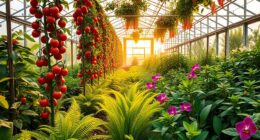 ideal greenhouse plant selection