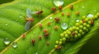 insect pests attacking plants