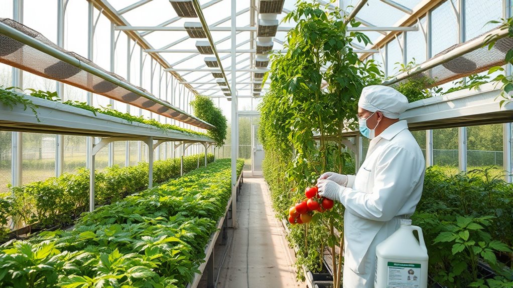 keep greenhouse clean regularly