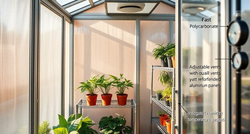 key features of greenhouse kits