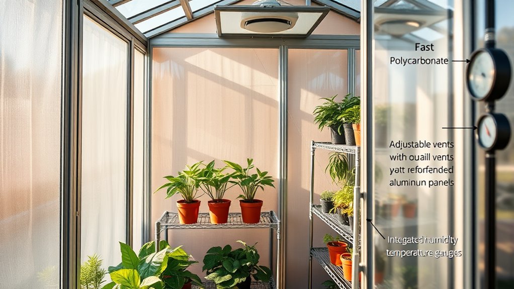 key features of greenhouse kits
