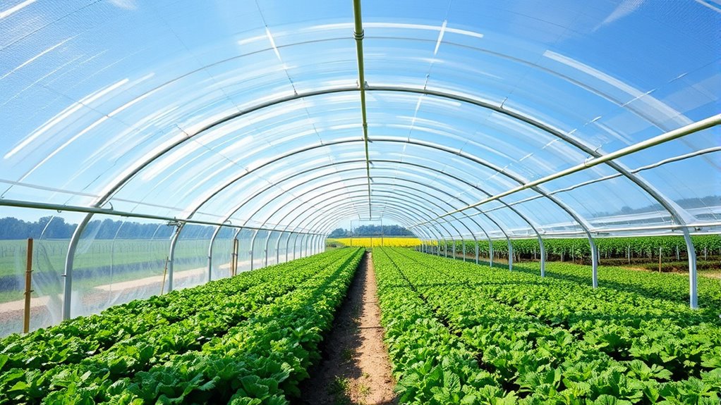 lightweight adaptable greenhouse structures