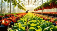 local greenhouse produce reduces food miles