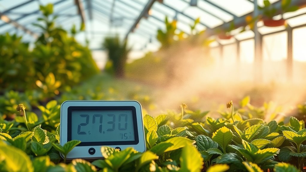 maintain optimal greenhouse conditions