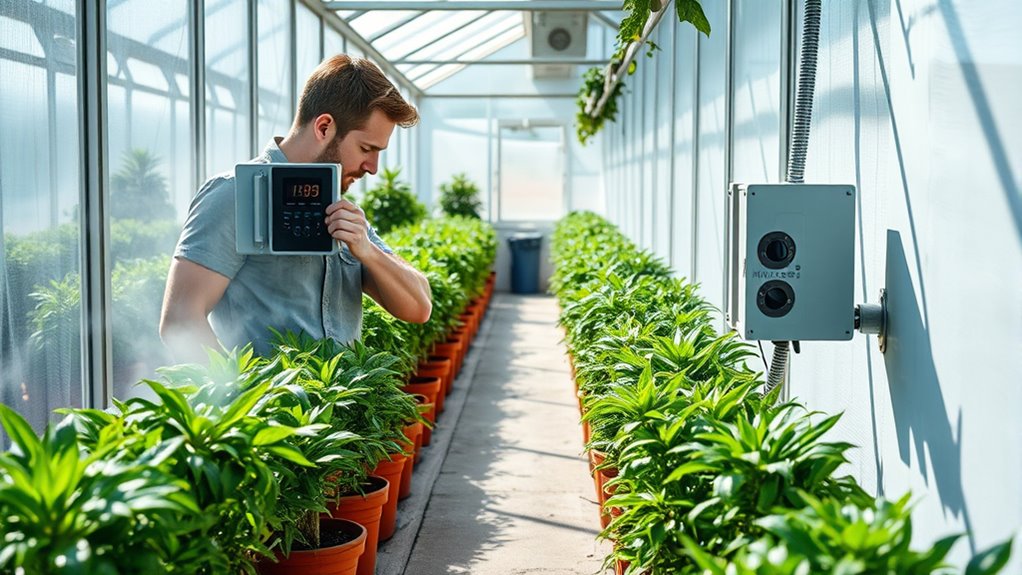 monitor moisture adjust ventilation