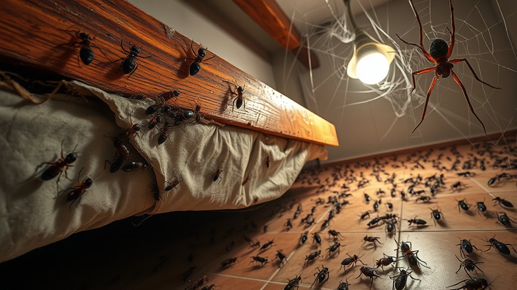multiple pests indicate serious infestation