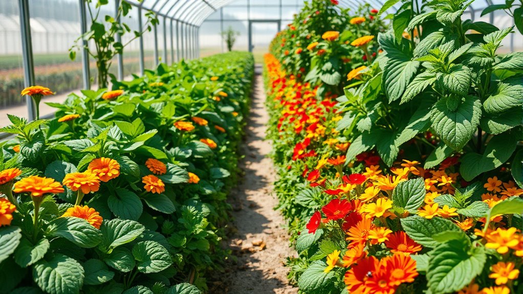 natural pest repelling plant partnerships