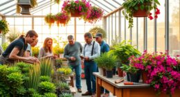 networking with fellow gardeners