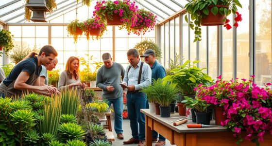 networking with fellow gardeners
