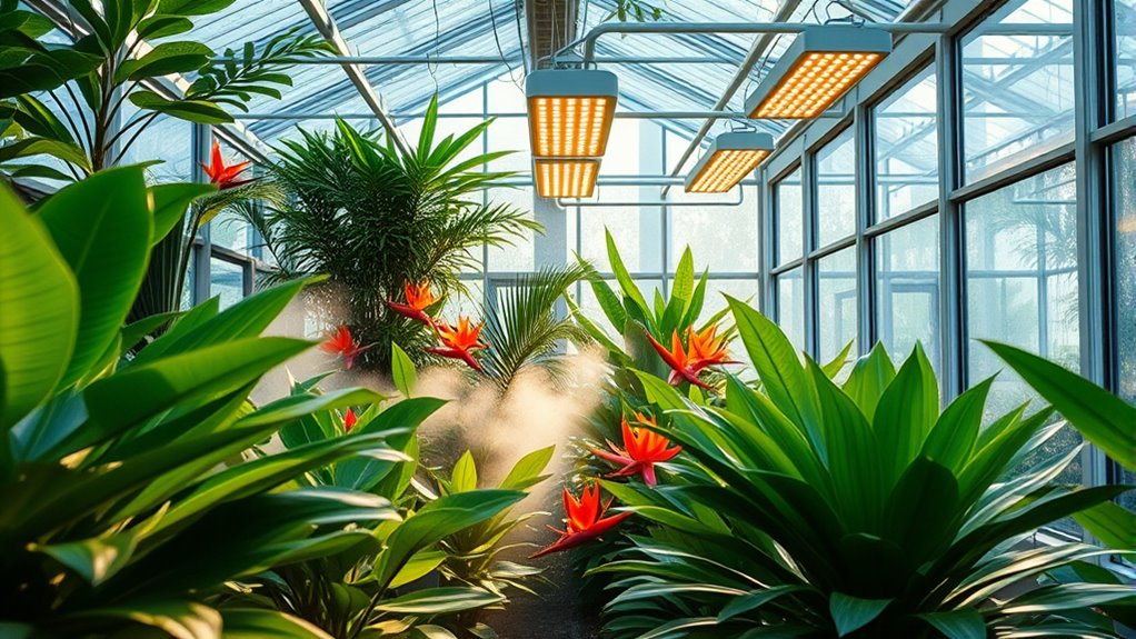 optimal tropical plant lighting