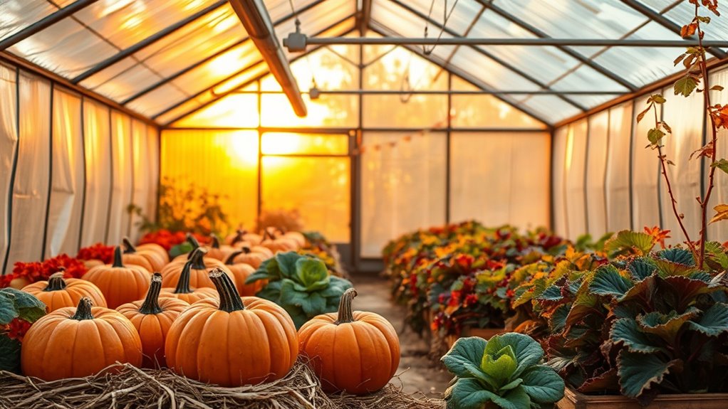 optimize autumn greenhouse lighting