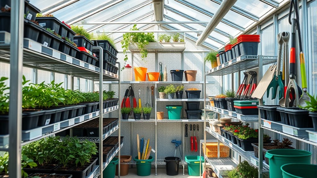 organized greenhouse boosts productivity
