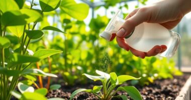 plant fertilization in greenhouses