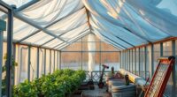 prepare greenhouse for winter