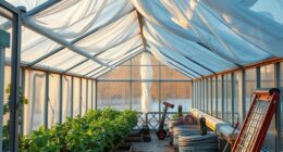 prepare greenhouse for winter