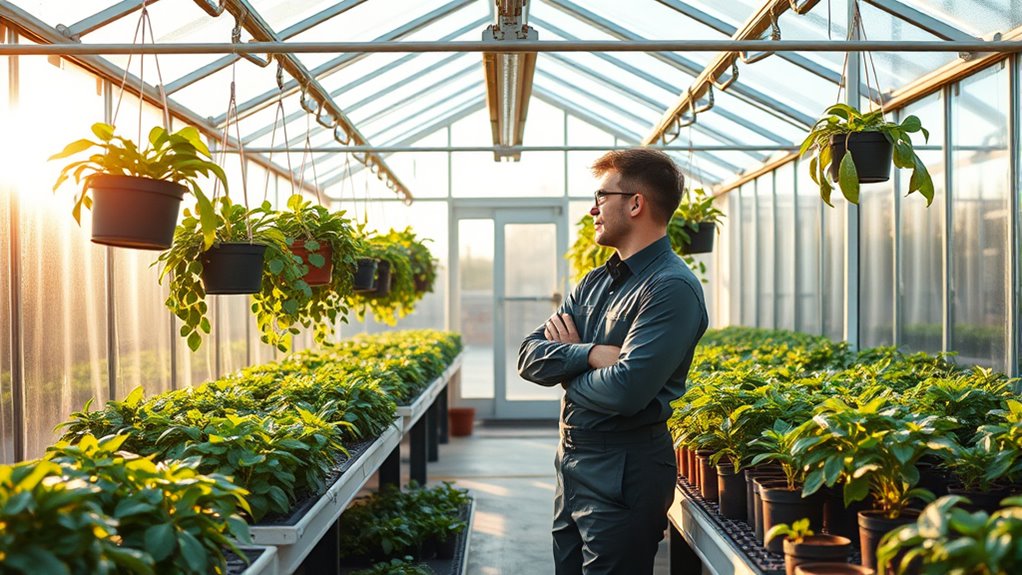 regular greenhouse maintenance practices