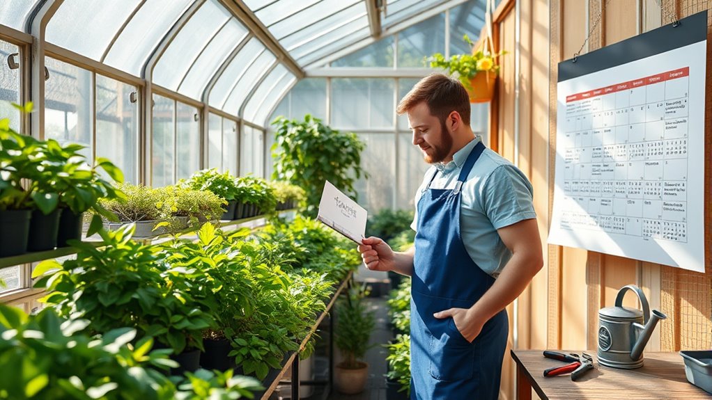 seasonal maintenance scheduling checklist