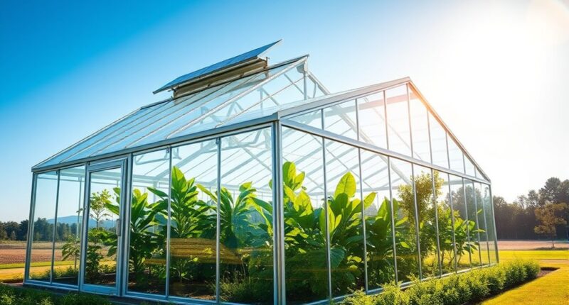 solar powered greenhouse technology