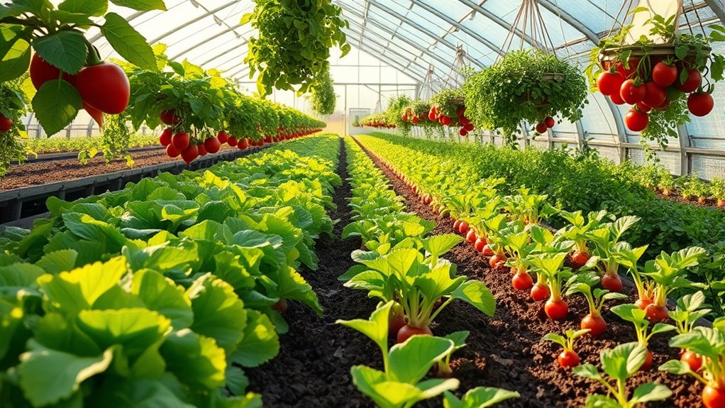 spring greenhouse crop selection