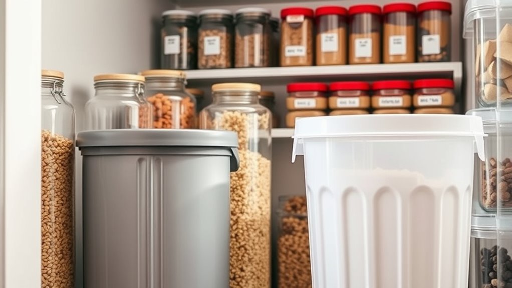 store food dispose waste properly