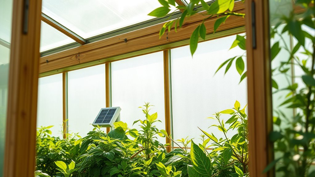 sustainable greenhouse building materials