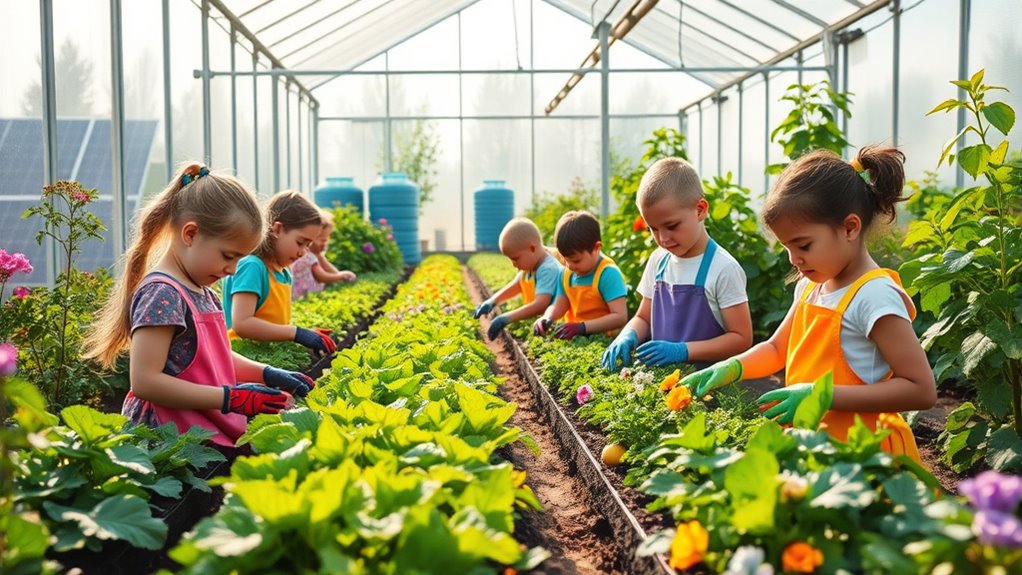 sustainable greenhouse learning activities
