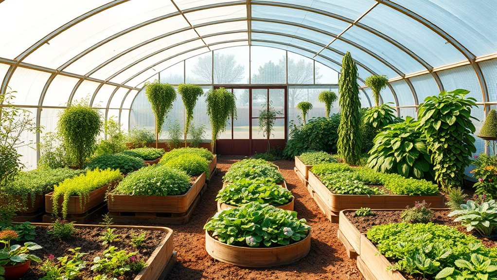 sustainable greenhouse permaculture design