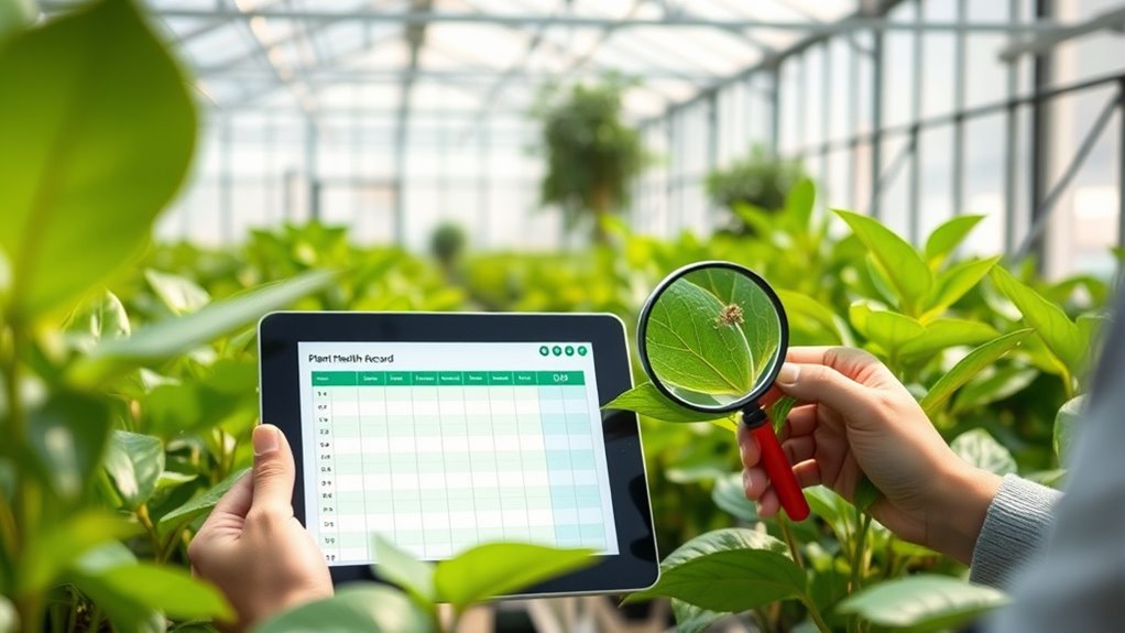 track plant health trends