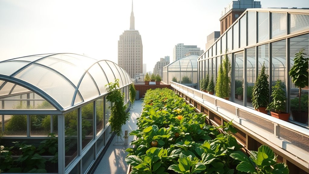 urban greenhouse material options