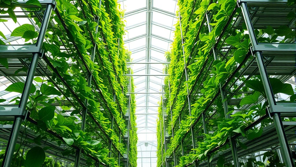 vertical hydroponic gardening efficiency