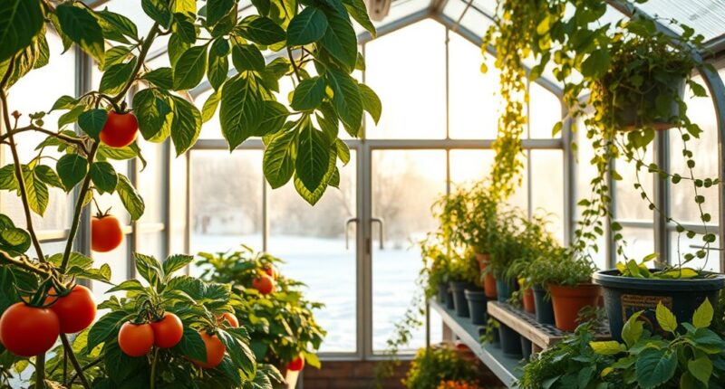 winter greenhouse gardening tips