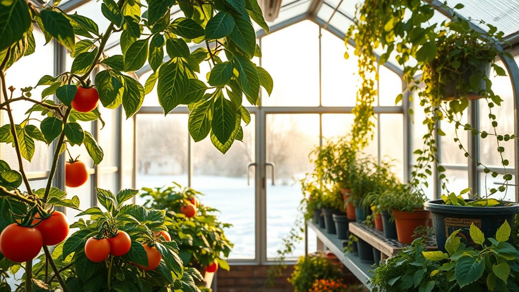 winter greenhouse gardening tips