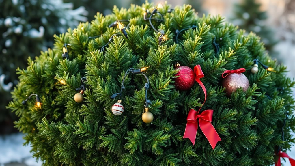 year round evergreen greenery