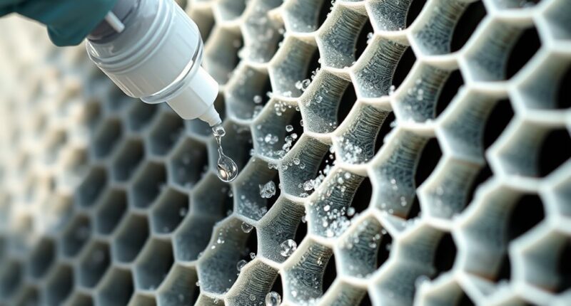 cleaning evaporative cooling pads