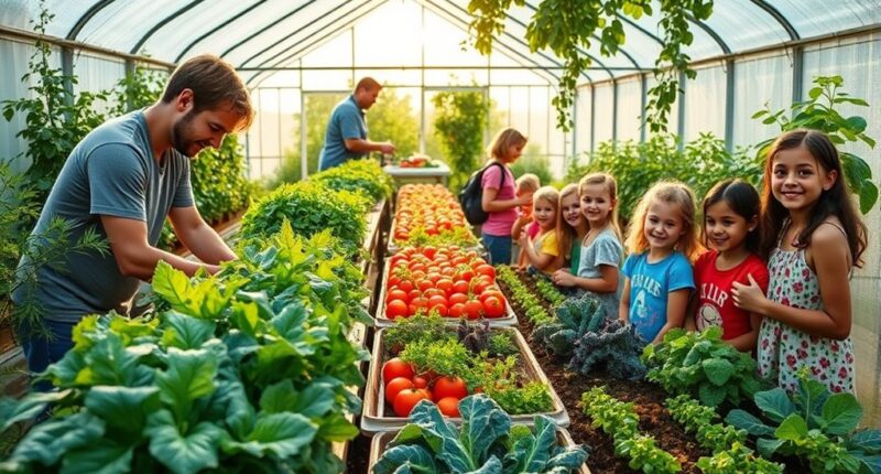 community greenhouse improves local food access