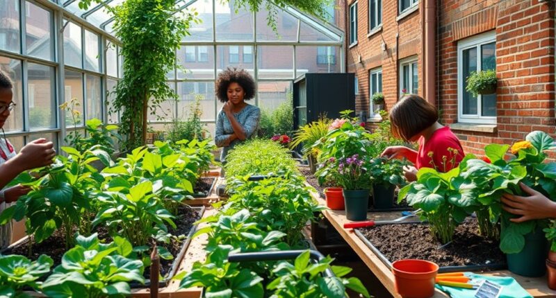 community led greenhouse sharing