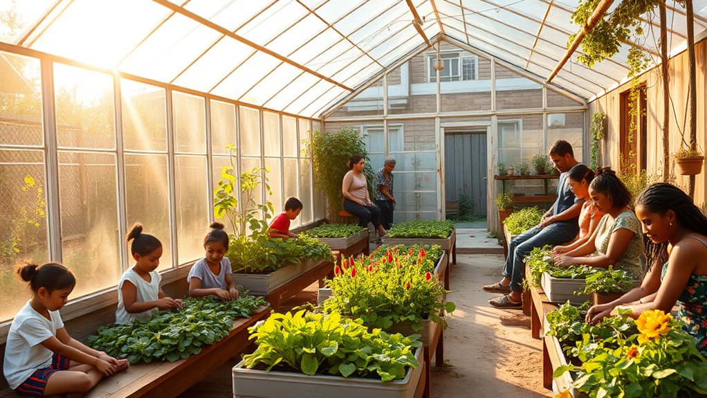 community resilience through urban greenhouses