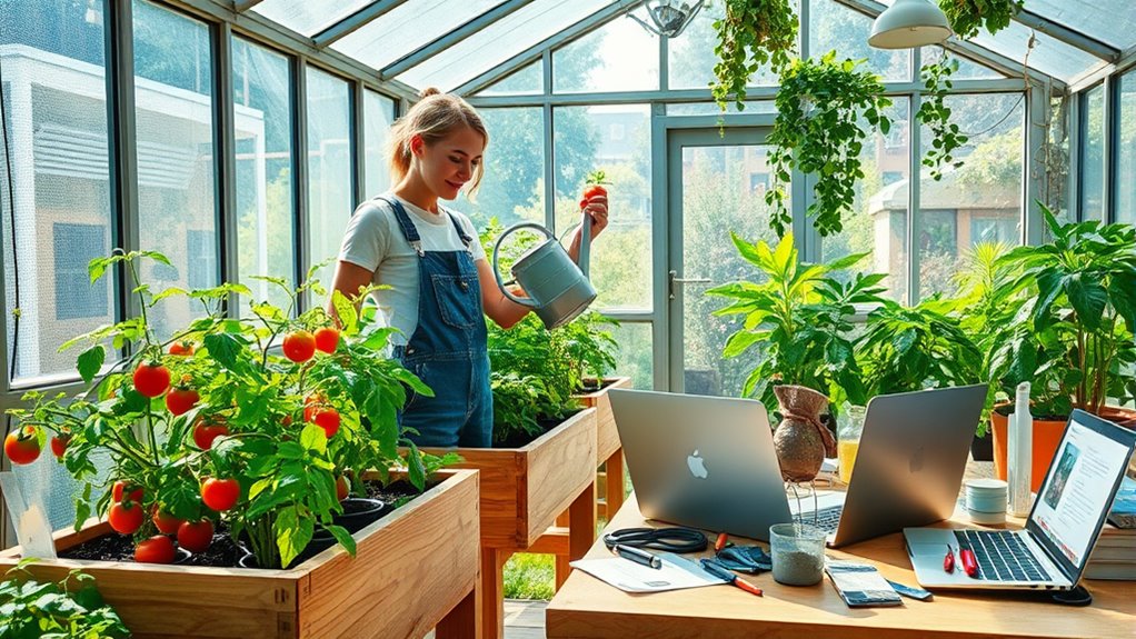 consistent care ensures healthy plants