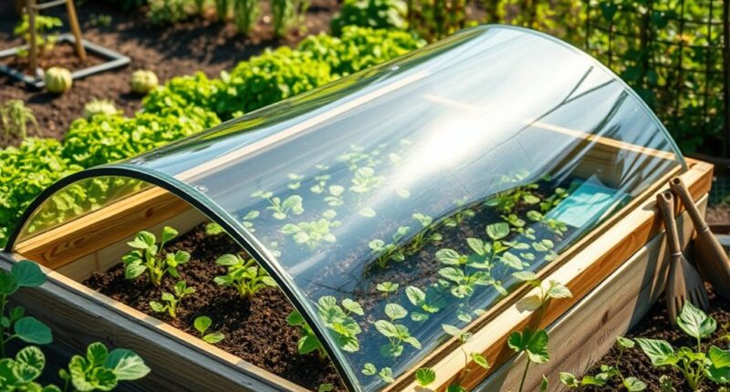 constructing additional growing shelters