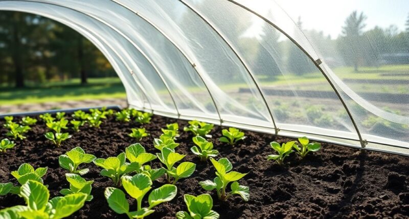 constructing an insulation efficient hoop house