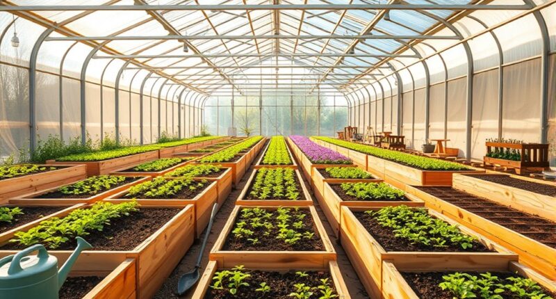 constructing indoor garden beds