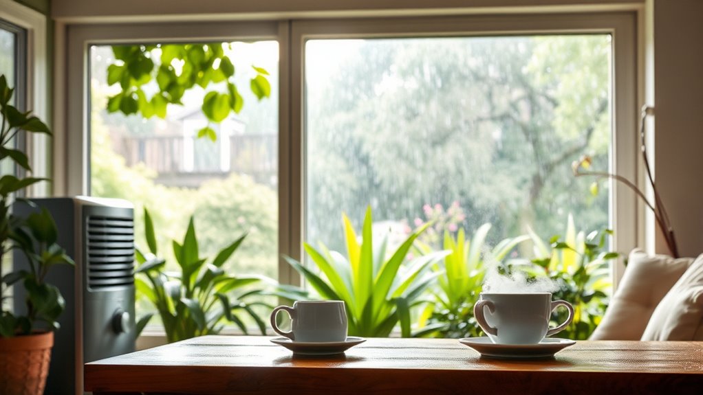 controlling humidity in rain