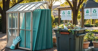 dispose greenhouse materials safely