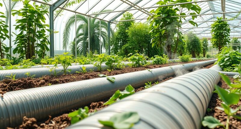 earth tube geothermal heating