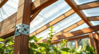 eco friendly greenhouse framing options