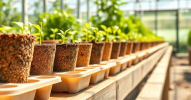 eco friendly greenhouse plant containers