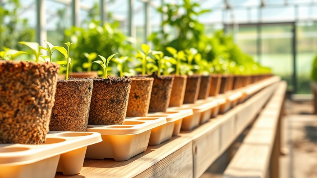 eco friendly greenhouse plant containers